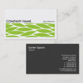 Long Picture 0217 - Abstrakte Blätter - Mars Grn Visitenkarte (Vorne/Hinten)