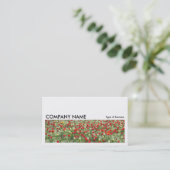 Long Picture 0232 - Bed of Tulips Visitenkarte (Stehend Vorderseite)