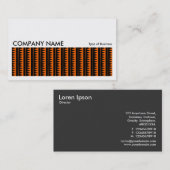 Long Picture 0239 - Aztec Pattern - Orange Visitenkarte (Vorne/Hinten)