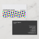 Long Picture 0248 - Color Halftone Pattern Visitenkarte (Vorne/Hinten)