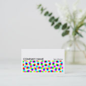 Long Picture 0248 - Color Halftone Pattern Visitenkarte (Stehend Vorderseite)