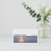 Long Picture 0269 - Sunrise/Sunset Visitenkarte (Stehend Vorderseite)