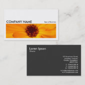 Long Picture 038 - Orange Marigold Visitenkarte (Vorne/Hinten)