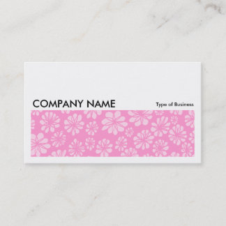 Long Picture 059 - Pink Floral Visitenkarte