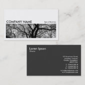 Long Picture 064 - High Contrast Tree Visitenkarte (Vorne/Hinten)