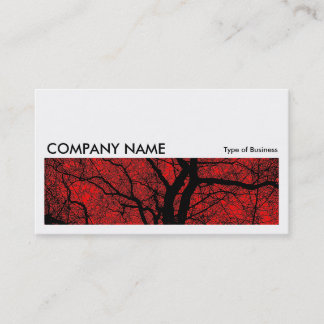 Long Picture 068 - High Contrast Tree - Red Visitenkarte