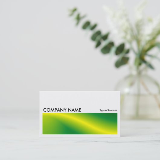 Long Picture 07 - Green Wave Visitenkarte (Stehend Vorderseite)