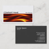 Long Picture 08 - Tongues of Fire Visitenkarte (Vorne/Hinten)