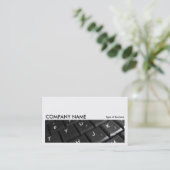 Long Picture 095 - Notebook-Tastatur Visitenkarte (Stehend Vorderseite)