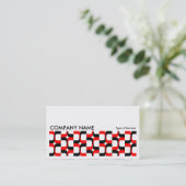 Long Picture - Geometric 020614d Visitenkarte (Stehend Vorderseite)