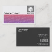 Long Picture - Logo und Panel - Mid Grau Visitenkarte (Vorne/Hinten)