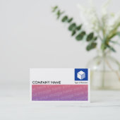 Long Picture - Logos und Panel - Navy Blue Visitenkarte (Stehend Vorderseite)