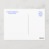 Long Point Light Provincetown Cape Cod Post Card Postkarte (Rückseite)