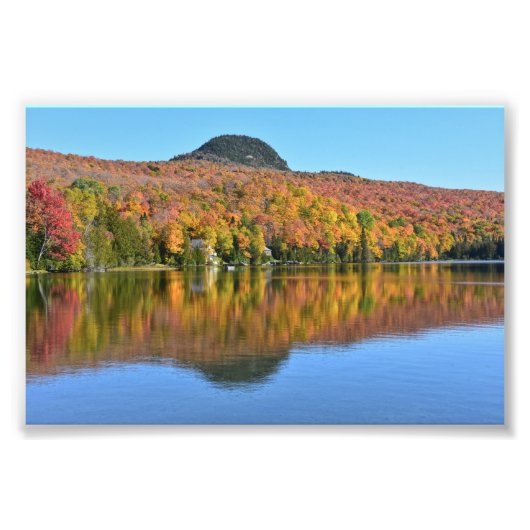 Long Pond im Herbst, Westmore, Vermont Fotodruck (Vorne)