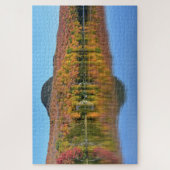 Long Pond im Herbst, Westmore, Vermont Puzzle (Vertikal)