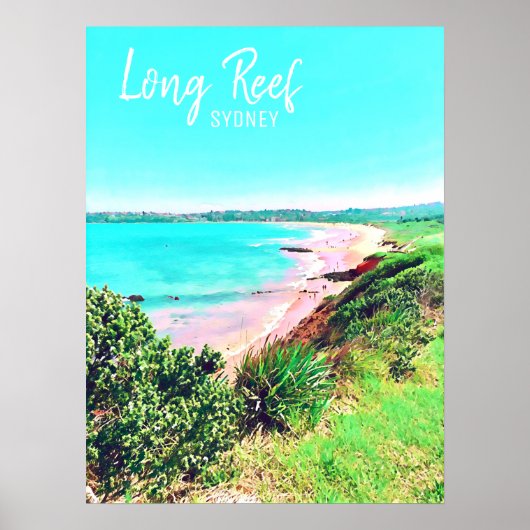 Long Reef Nordstrände Sydney Poster (Vorne)