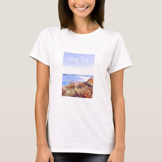 Long Reef Sydney Beach Australien Reisen T-Shirt (Vorderseite)