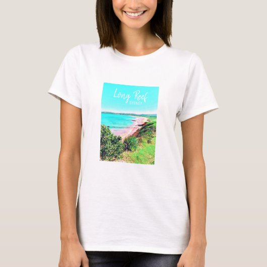Long Reef Sydney Beach Australien Reisen T-Shirt (Vorderseite)