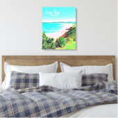 Long Reef Sydney Strand Nordstrand Leinwanddruck (Insitu (Schlafzimmer))