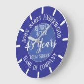 Long Service Award oder Retirement Große Wanduhr (Winkel)