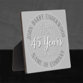 Long Service Award oder Retirement Plaque Fotoplatte