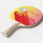 Long Shadow Personalization Gradiant Colors Sports Tischtennis Schläger (Vorderseite)