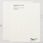 Long Shofar - Regenbogen Briefkopf (Vorne/Hinten)