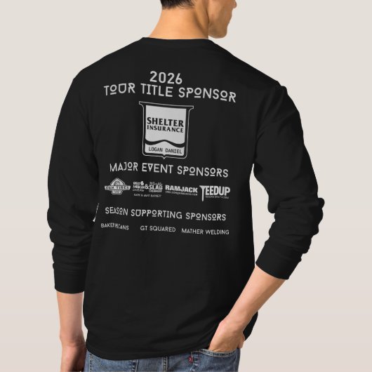 LONG SLEEVE - 2026 TBGT Sponsors T-Shirt (Rückseite)