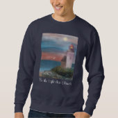 Long Sleeve "Be the Light that Shines" Sweatshirt (Vorderseite)