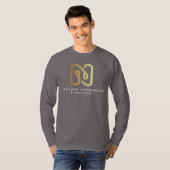 Long Sleeve Gray Nebraska Haymakers T-Shirt (Vorne ganz)