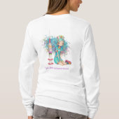 Long Sleeve I give shots and second chances. Nurse T-Shirt (Rückseite)