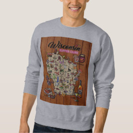 Long Sleeve - LG Karte - Wisconsin Supper Club Kar Sweatshirt