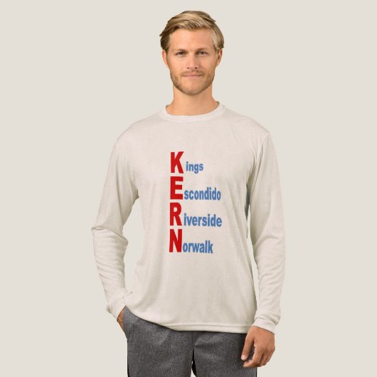  Long Sleeve Shirt oatmeal  CALIFORNIA   TOURISM   (Volle Vorderseite)