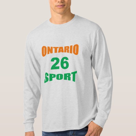Long Sleeve T-Shirt ash ONTARIO SPORT 26 (Vorderseite)