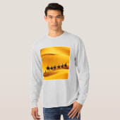 Long Sleeve T-Shirt ash SAHARA TOURISM (Vorne ganz)