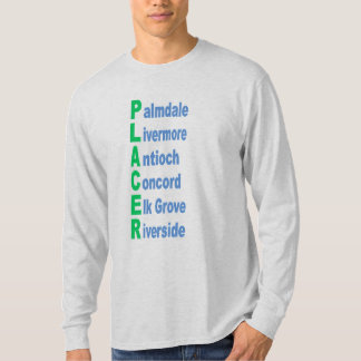 Long Sleeve T-Shirt ash TOURISM  CALIFORNIA