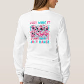 Long Sleeve T - Shirt Kawaii Flamingo Mode! 🦩 (Rückseite)