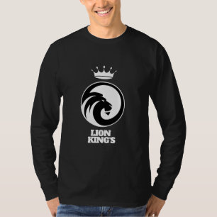 Long Sleeve T - Shirt Schwarz-weiß Lion King