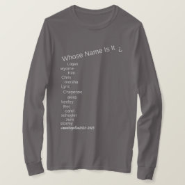 LONG SLEEVE TSHIRT all family sizes/styles Sm - 3X