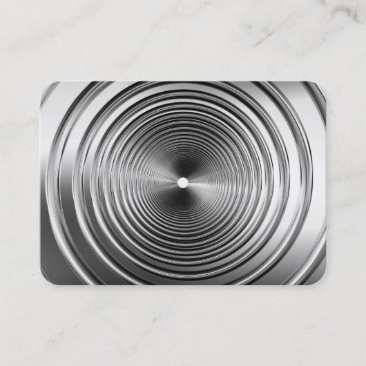 Long Spring B&W Visitenkarte (Vorderseite)