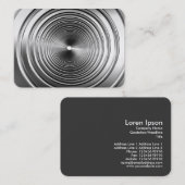 Long Spring B&W Visitenkarte (Vorne/Hinten)