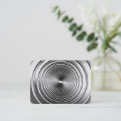 Long Spring B&W Visitenkarte (Stehend Vorderseite)