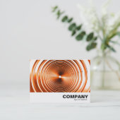 Long Spring Orange Visitenkarte (Stehend Vorderseite)