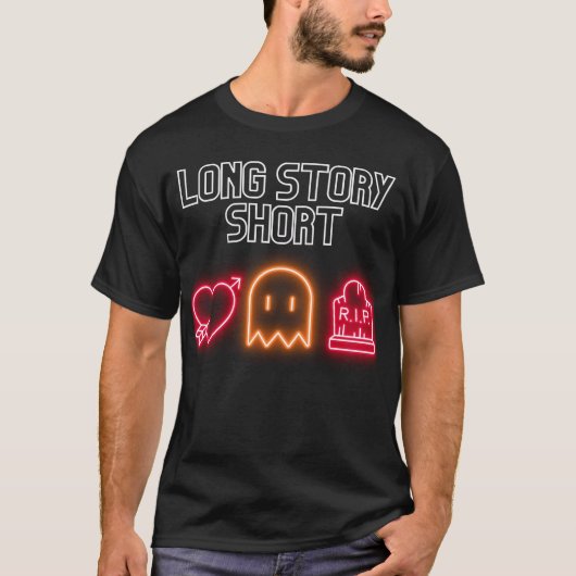 Long Story Kurz Ghosted T-Shirt (Vorderseite)