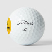 LONG & STRAIGHT Benutzerdefinierter Golfball (Logo)
