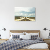 Long Straight Road durch mexikanische Baja Landsch Leinwanddruck (Insitu (Schlafzimmer))