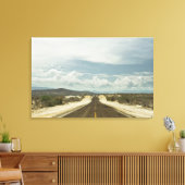 Long Straight Road durch mexikanische Baja Landsch Leinwanddruck (Insitu (Wohnzimmer))