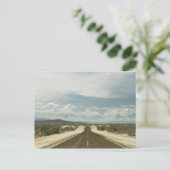 Long Straight Road durch mexikanische Baja Landsch Postkarte (Stehend Vorderseite)