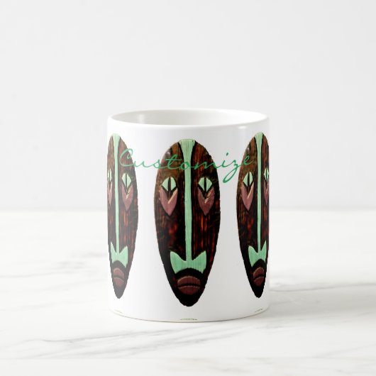 Long Tiki Mask Thunder_Cove Kaffeetasse (Mittel)