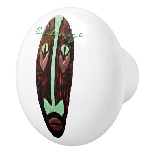 Long Tiki Mask Thunder_Cove Keramikknauf (Rechts)